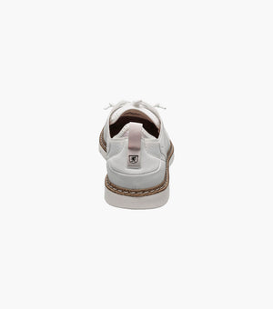 SYNCHRO Plain Toe Elastic Lace Up