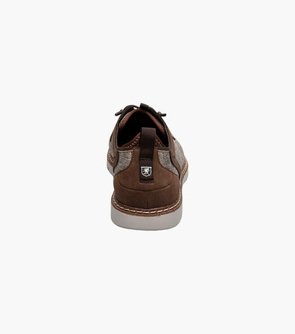 SCANLAN Plain Toe Elastic Lace Up