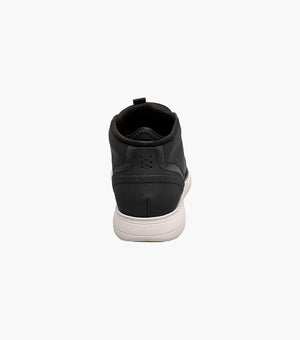 EASTMONT Plain Toe Elastic Lace Chukka Boot