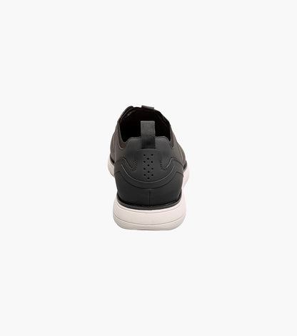 EVERIDGE Plain Toe Elastic Lace Up