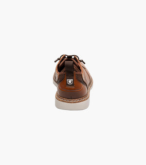 KIDS SYNC Plain Toe Elastic Lace Up
