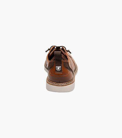 KIDS SYNC Plain Toe Elastic Lace Up