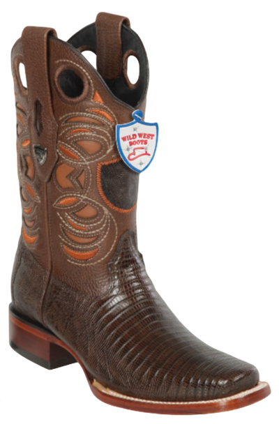 Wild West Botas de Armadillo Horma Rodeo Brown 1   - from alligatorwarehouse.com