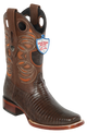 Wild West Botas de Armadillo Horma Rodeo Brown
