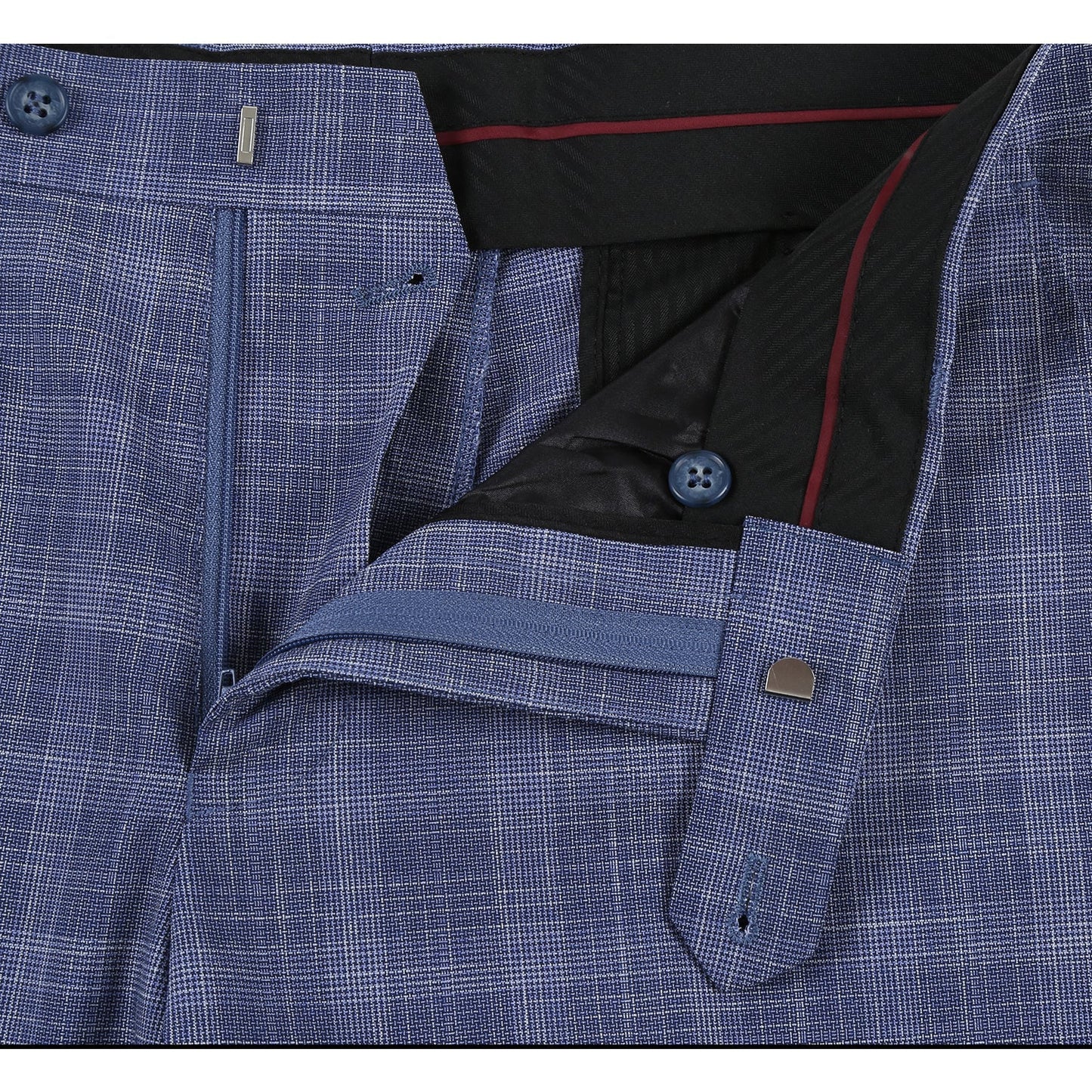 293-24 Men's Slim Fit Checked Suits