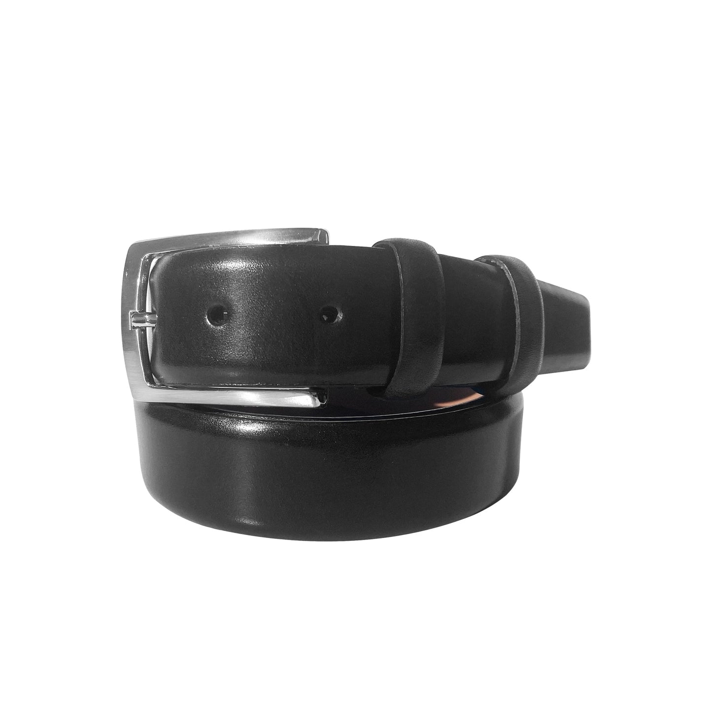 CBelt -1547 Plain Leather Belt - Black