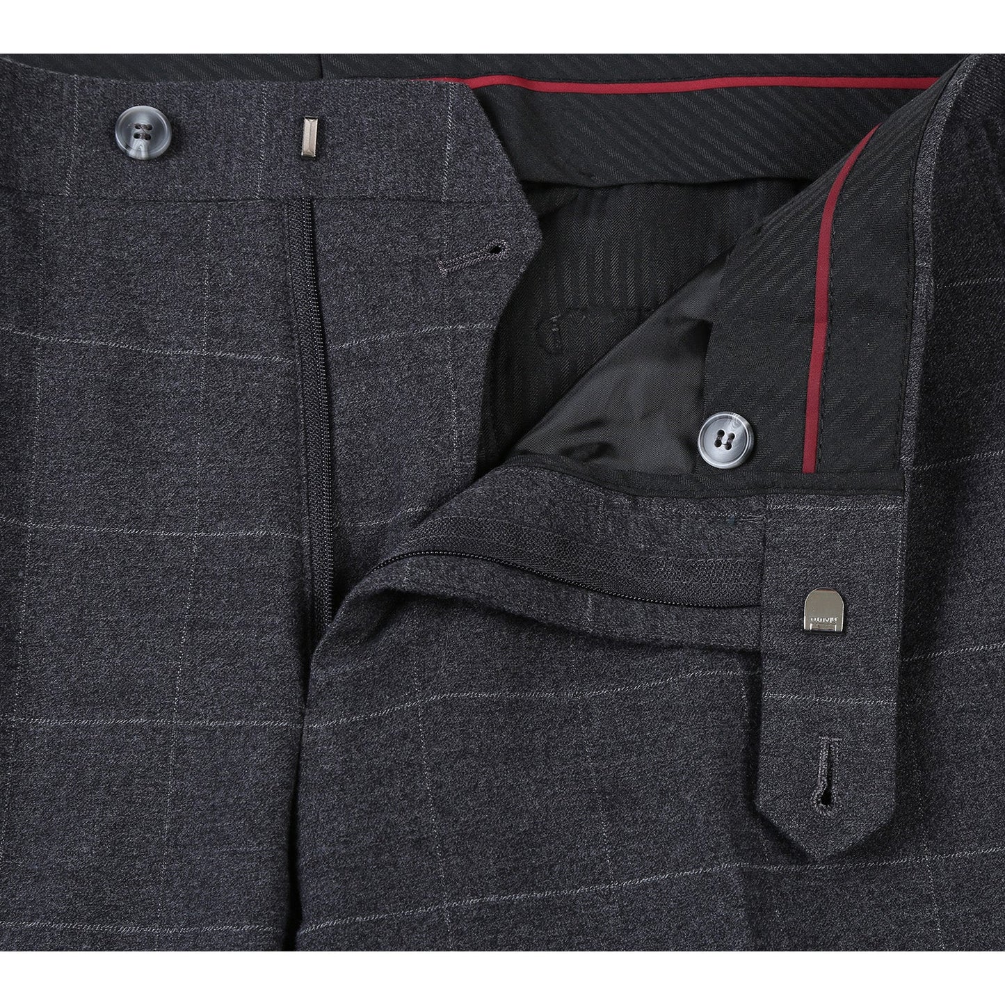 293-31 Men's Slim Fit Checked Suits