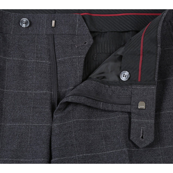 293-31 Men's Slim Fit Checked Suits