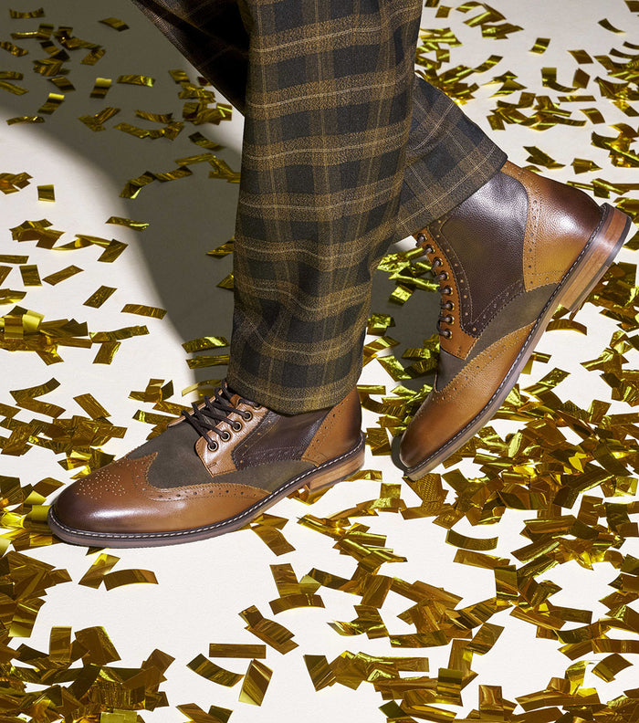 Stacy Adams Finnegan Wingtip Lace Up Boot by Stacy Adams Shoes