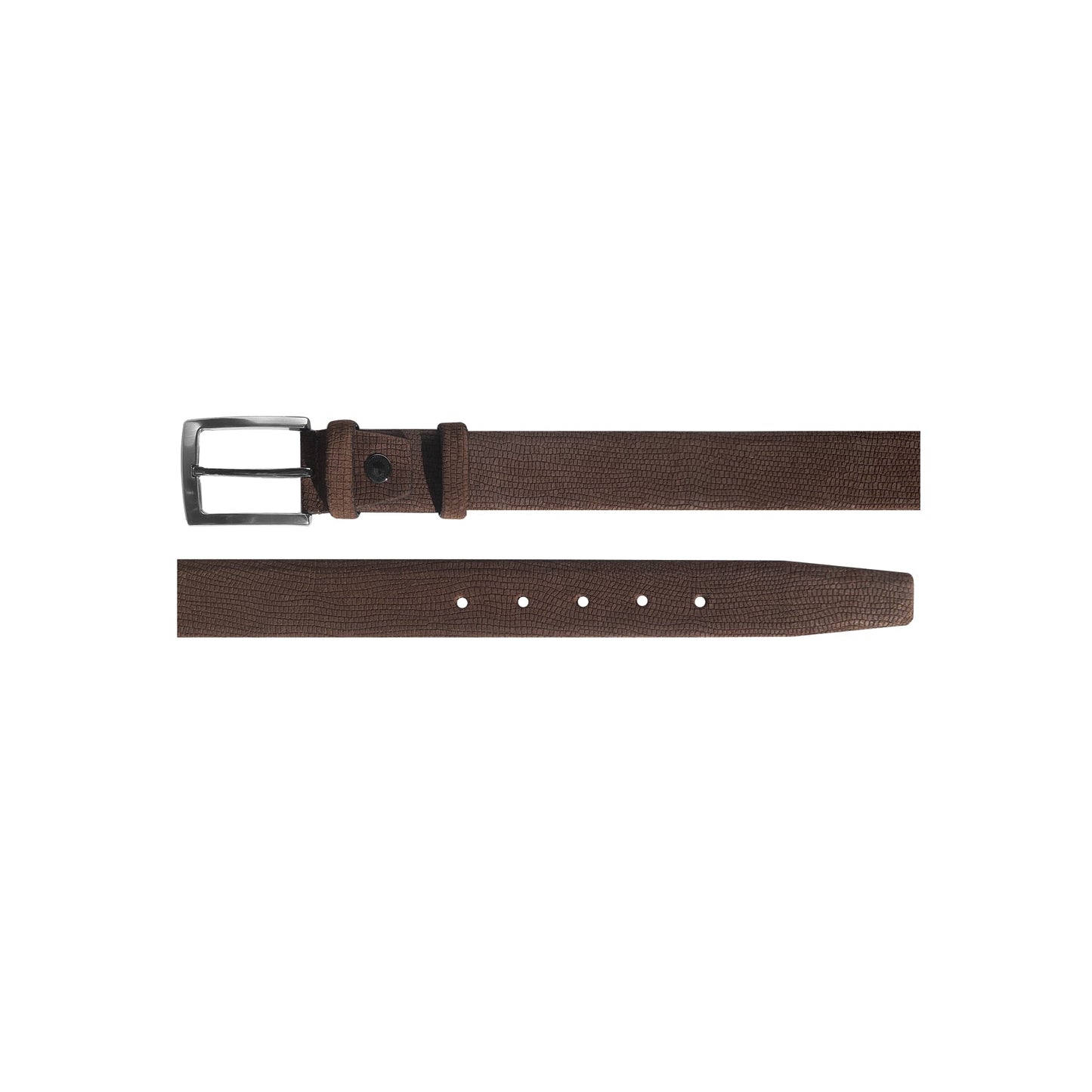 CBelt -1547  Design Suede Belt - Brown Suede