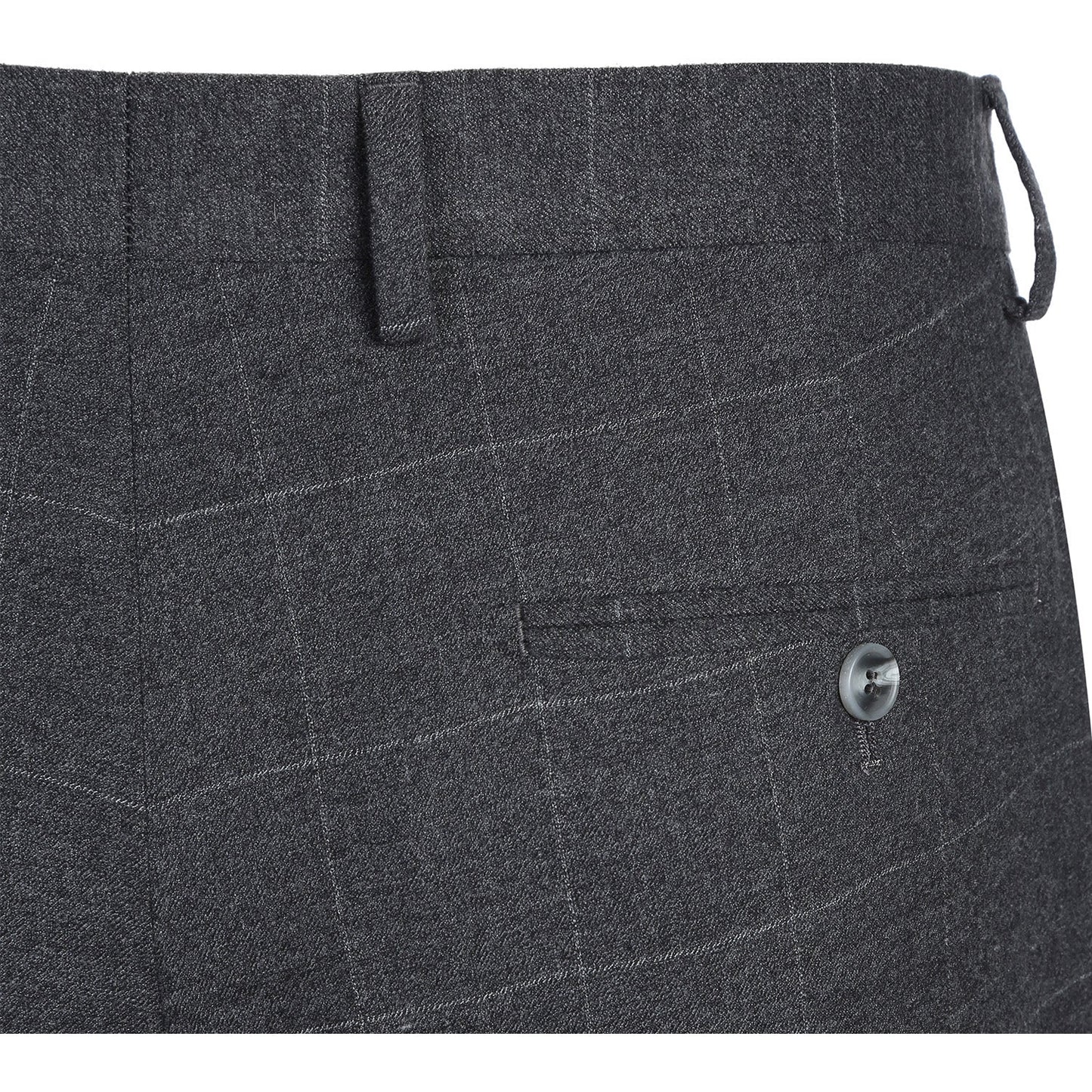 293-31 Men's Slim Fit Checked Suits