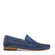 Mens Mezlan Rollini Ostrich Quill Dress Shoe Loafer in Black