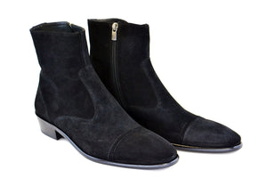 Corrente 1547 Suede Slip-On Boot - Black - Image 2