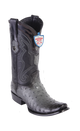 Wild West Botas de Avestruz Horma Dubai Faded Gray