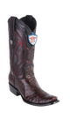 Wild West Botas de Avestruz Horma Dubai Blackcherry