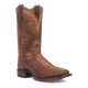 Dan Post Men's KA Python Print Leather Square Toe Boots - Brown