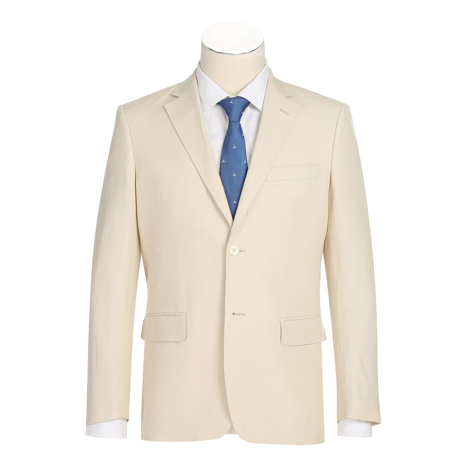 611-6 Men's New Slim Fit Checked Linen Suits 1 SO6611-6 new slim suits_38L  - from alligatorwarehouse.com