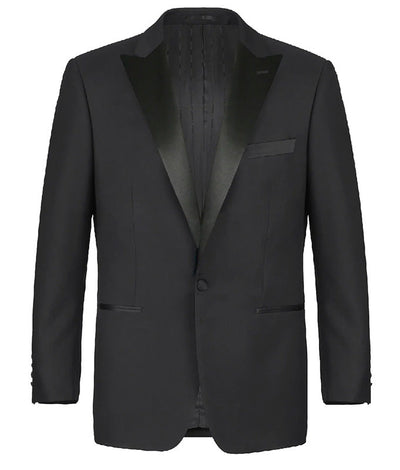 Classic Regular Fit 2 Piece Black Dress Tuxedo Peak Lapel 1 SO6201-1-CLASSIC-PEAK-TUXEDO  - from alligatorwarehouse.com