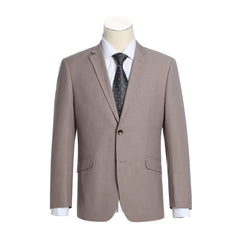 201-103 Men's 2-Piece Slim Fit Single Breasted Notch Lapel Suit