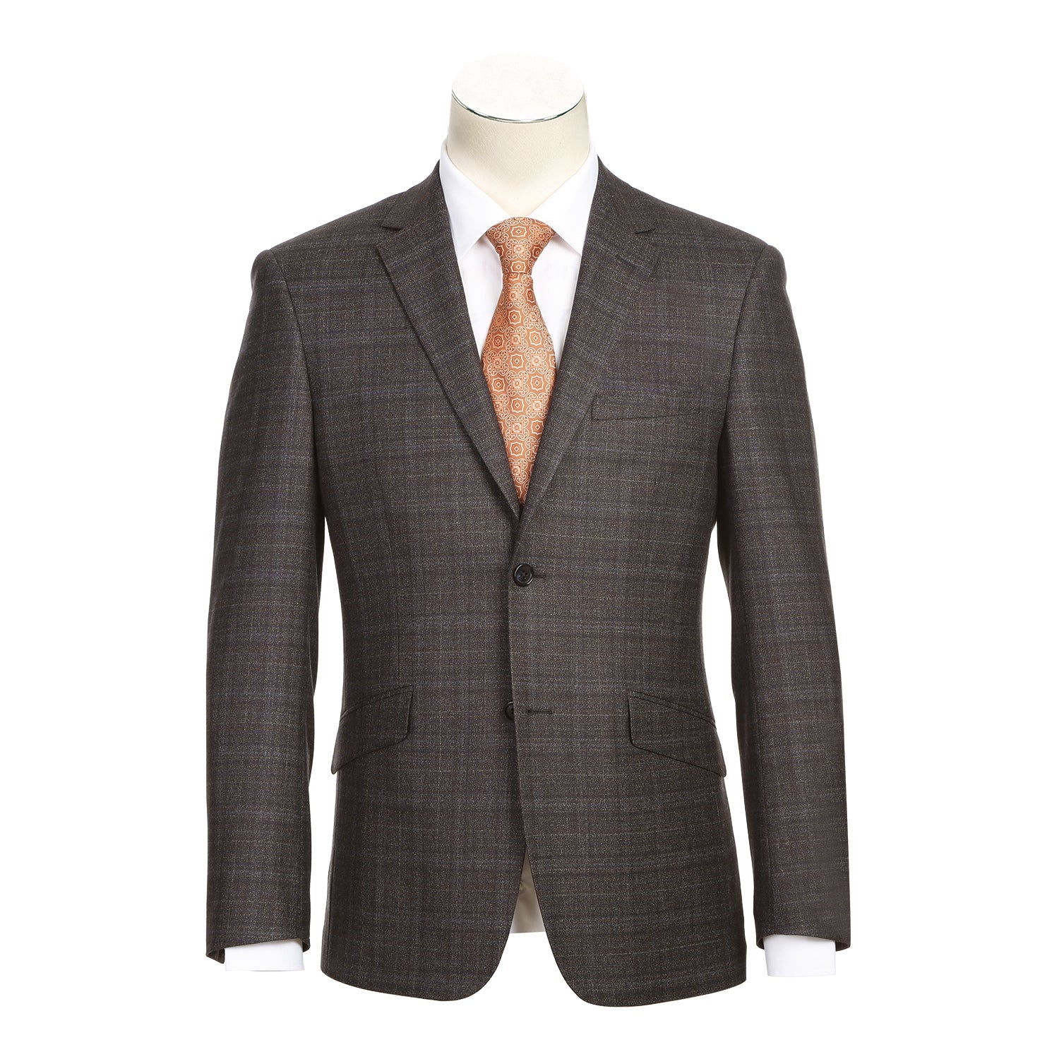 563-8 Men's Slim Fit Wool Blend Stretch Suits 1 SO6563-8 slim suits_38L  - from alligatorwarehouse.com