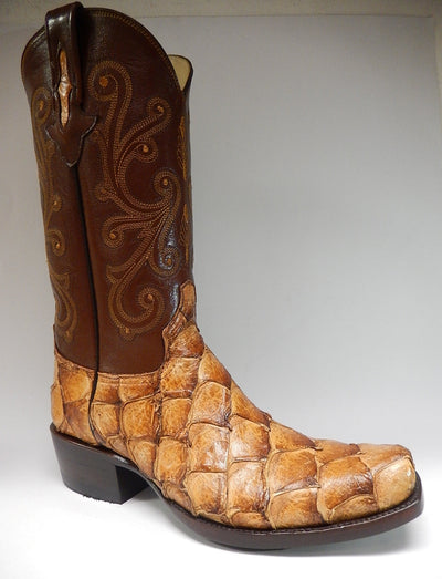 Safari Pirarucu Monster Fish Cowboy Boots 1   - from alligatorwarehouse.com