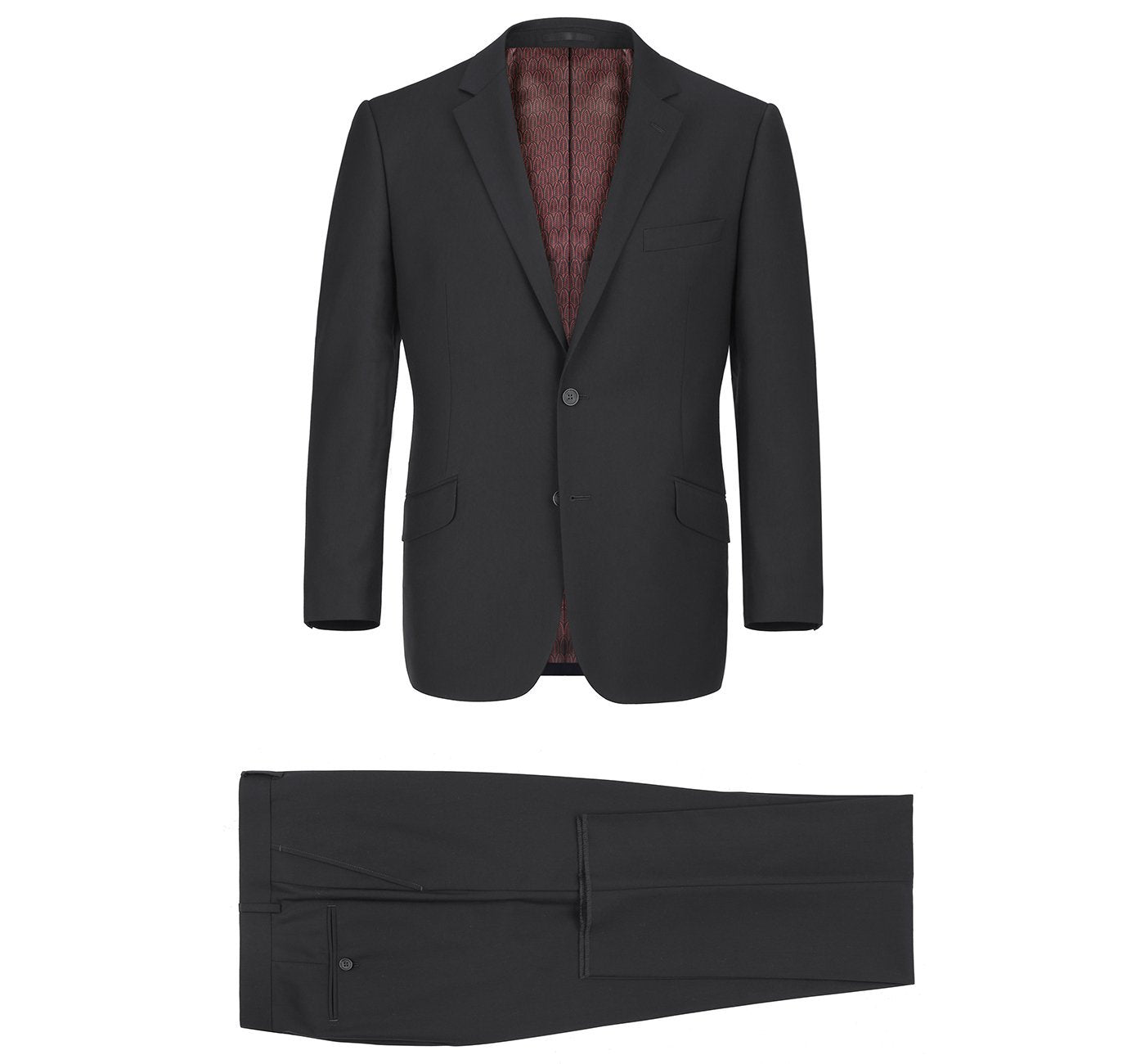 2110-1 Men's Slim Fit Solid Stretch 2-Piece Suit 1 SO62110-1 SLIM 2PC_34S  - from alligatorwarehouse.com