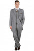 Mens Zoot Suit - Light Gray 3-Piece Suit with Vest – Classic Business and Wedding Formal Wear - 1920s Fashion 3   - from alligatorwarehouse.com