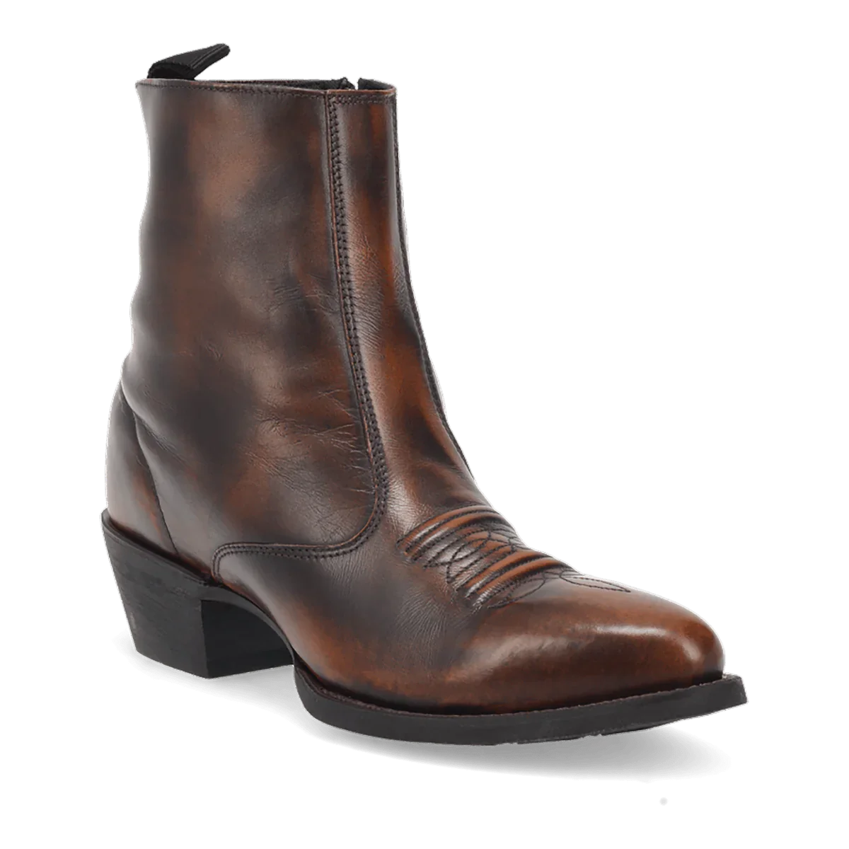 Laredo Men's Fletcher Leather Round Toe Boots with Zipper - Tan 1 62074_7_D  - from alligatorwarehouse.com