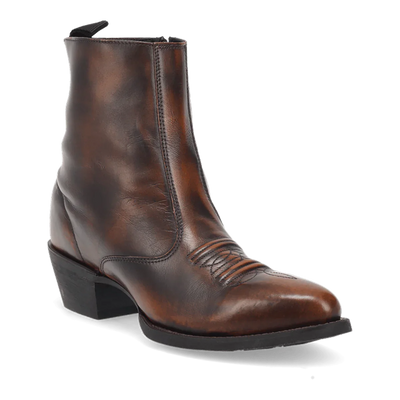 Laredo Men's Fletcher Leather Round Toe Boots with Zipper - Tan 1 62074_7_D  - from alligatorwarehouse.com