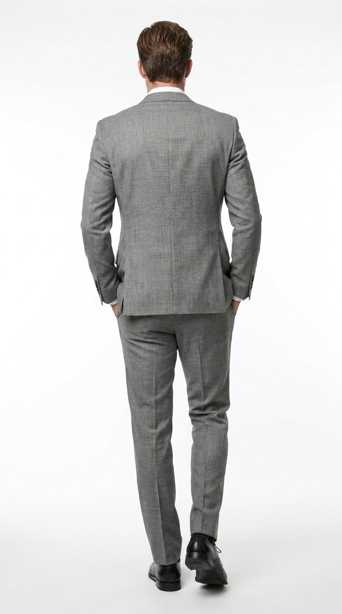 Men’s James Bond Skyfall Inspired Grey Suit – Classic 2 Button Formal Suit