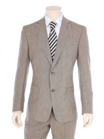 Linen Suit - Mens Summer Suits in  Tan  Color - Beach Wedding 3 C2-0253  - from alligatorwarehouse.com