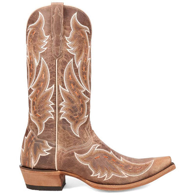 Dan Post Men's Racer Tan Leather Western Boots 1 DP7013_8_D  - from alligatorwarehouse.com