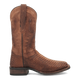 Dan Post Men's KA Python Print Leather Square Toe Boots - Brown
