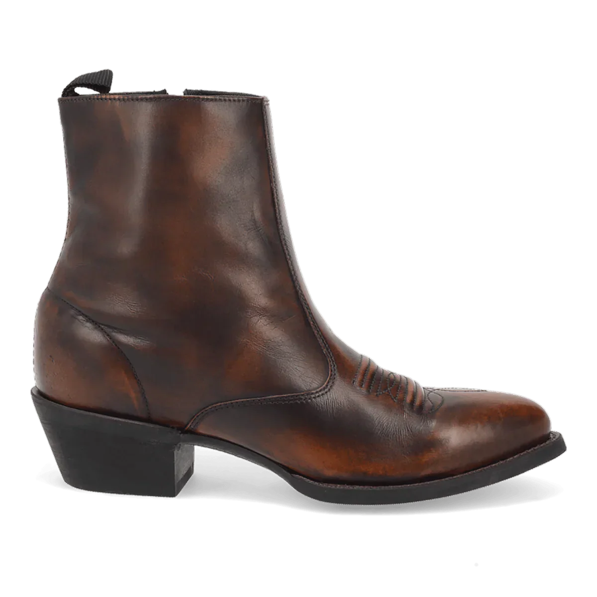 Laredo Men's Fletcher Leather Round Toe Boots with Zipper - Tan 2 62074_7_D  - from alligatorwarehouse.com