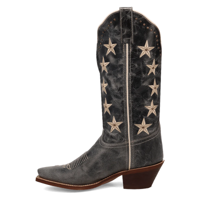 Laredo Serenade Blue Leather Women Boots 5 20015_6_M  - from alligatorwarehouse.com