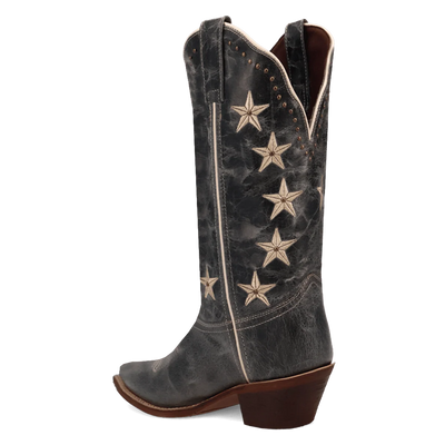 Laredo Serenade Blue Leather Women Boots 8 20015_6_M  - from alligatorwarehouse.com