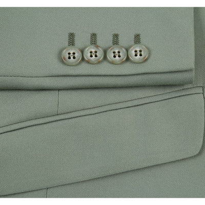 Vanderbilt Collection - Classic 2 Piece Suit 2 Buttons Regular Fit In Sage 4 SO6201-12-CLASSIC  - from alligatorwarehouse.com