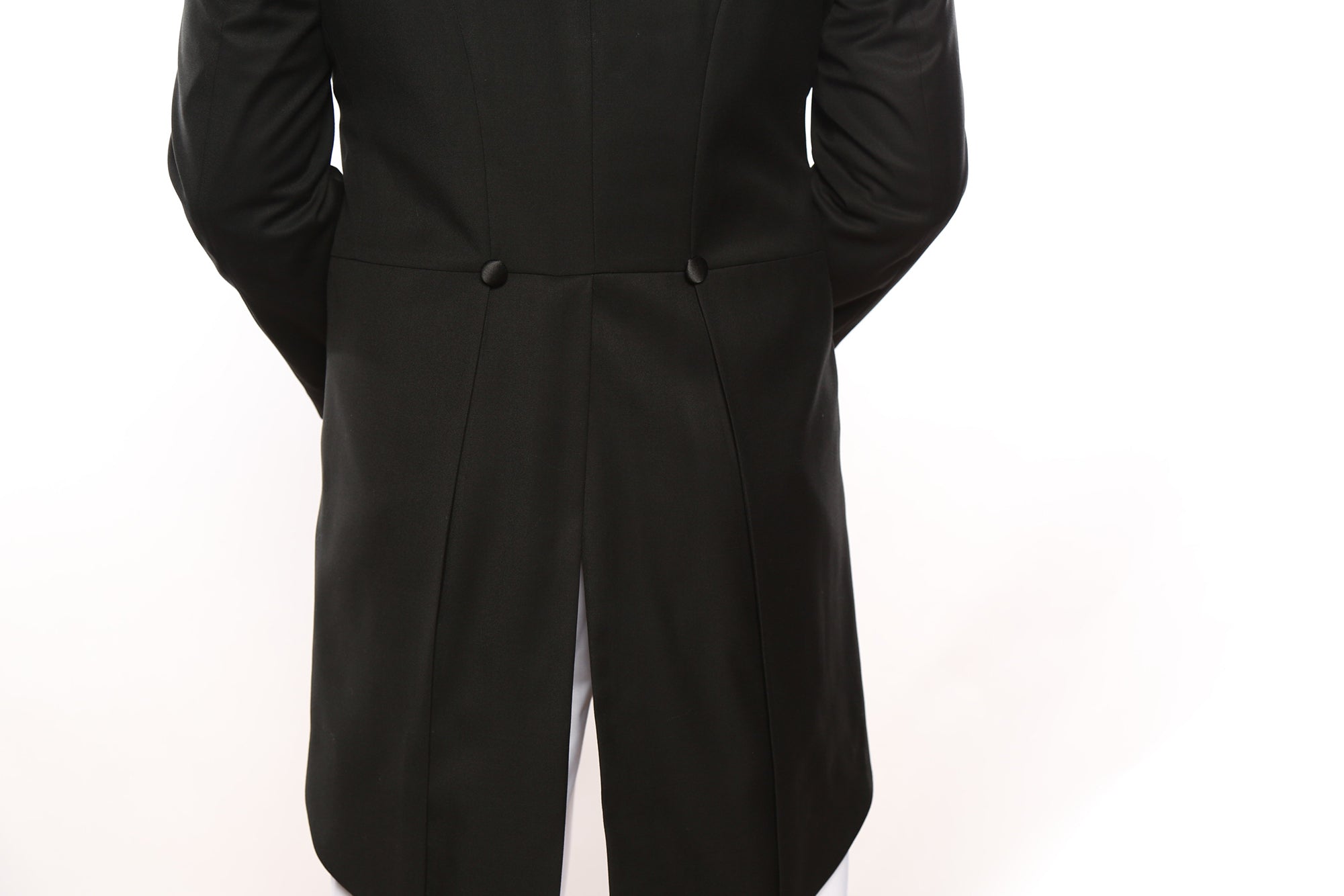 Classic Full Dress Tuxedo Tails 2 Piece Regular Fit In Black