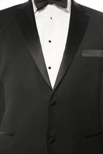 Classic Tuxedo 2 Piece Regular Fit In Black 4 SO6201-1-Tuxedo-ClassicRibbon  - from alligatorwarehouse.com