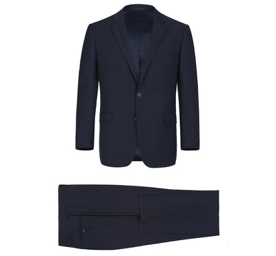 Vanderbilt Collection - Classic 2 Piece Suit 2 Buttons Regular Fit In Dark Navy 1 SO6201-2-CLASSIC  - from alligatorwarehouse.com