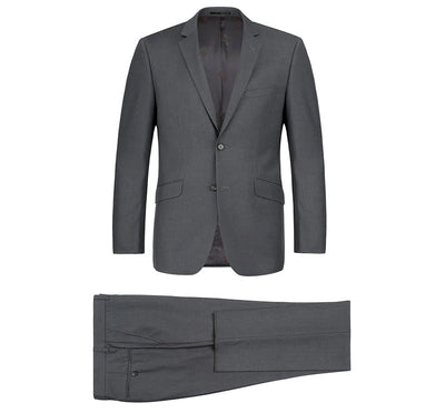 Vanderbilt Collection - Classic 2 Piece Suit 2 Buttons Regular Fit In Gray 1 SO6201-4-CLASSIC  - from alligatorwarehouse.com