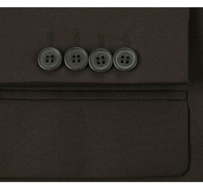 Vanderbilt Collection - Classic 2 Piece Suit 2 Buttons Regular Fit In Brown 2 SO6201-5-CLASSIC  - from alligatorwarehouse.com