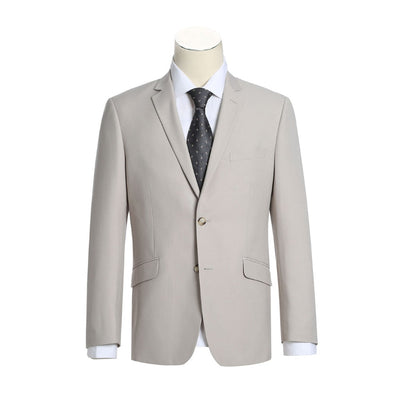 Vanderbilt Collection - Classic 2 Piece Suit 2 Buttons Regular Fit In Light Beige 1 SO6201-84-CLASSIC  - from alligatorwarehouse.com