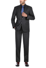 (Limited Sizes) Regular Fit Charcoal Gray 2 Piece Suit