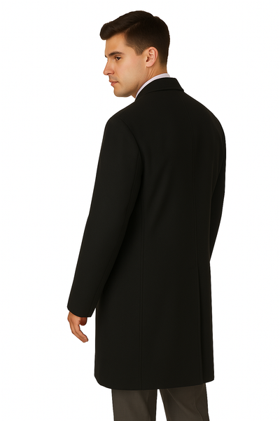 Men's Heavy Wool Overcoat – Classic Full Length Winter Topcoat 3 29315473986385  - from alligatorwarehouse.com