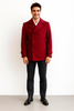 Men's Big & Tall Wool Peacoat – Classic Double Breasted Overcoat Style 4 ALB-551-4XL-BUR  - from alligatorwarehouse.com