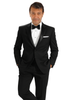 Mantoni 140s Wool 1-button Black Tuxedo 4   - from alligatorwarehouse.com