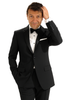 Mantoni 140s Wool 1-button Black Tuxedo 2   - from alligatorwarehouse.com
