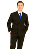 Giorgio Fiorelli Double-Breast Black Stripe Suit 6   - from alligatorwarehouse.com