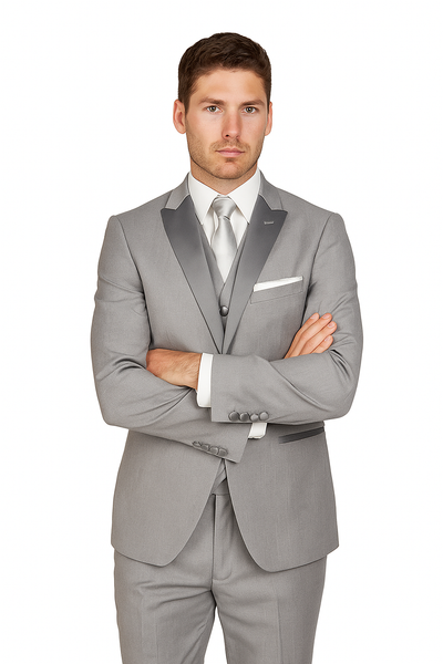 Arlan 2pc Tuxedo by Giorgio Fiorelli Black, Blue, or L Grey 11   - from alligatorwarehouse.com